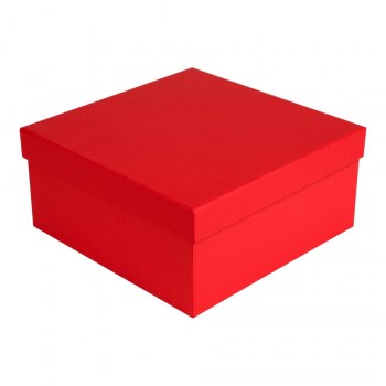 caixa-presente-cartonada-195x195x90mm-vermelho-papelao-rigido